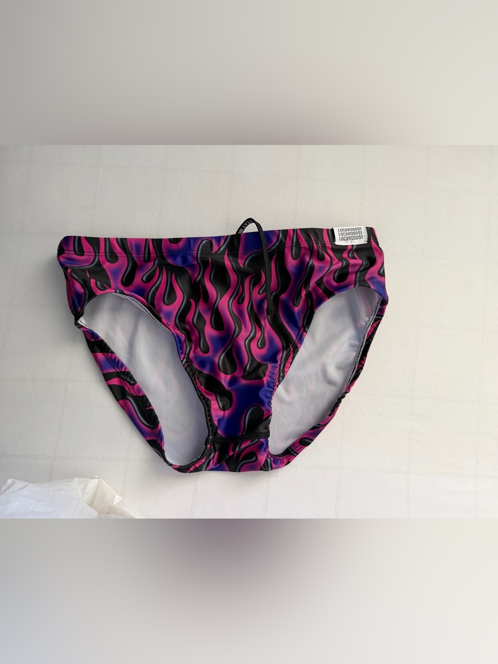 Men's Purple Flame Swim Briefs
